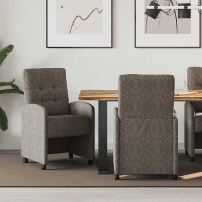 vidaXL Esszimmerstühle mit Rollen 2 pcs Dunkelgrau 58 x 67 x 97 cm - Grau vidaXL Esszimmerstühle mit Rollen 2 pcs Dunkelgrau 58 x 67 x 97 cm - Grau