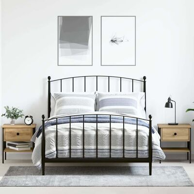 vidaXL Nachttisch mit Schubladen 2 pcs Artisan-Eiche 40 x 42 x 45 cm - Braun vidaXL Nachttisch mit Schubladen 2 pcs Artisan-Eiche 40 x 42 x 45 cm - Braun