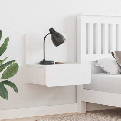 vidaXL Nachttisch 2 pcs Weiß 44 x 32,5 x 40 cm Massivholz Kiefer - Weiß vidaXL Nachttisch 2 pcs Weiß 44 x 32,5 x 40 cm Massivholz Kiefer - Weiß