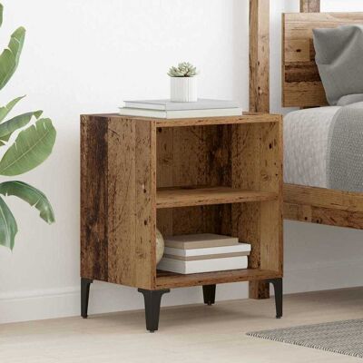vidaXL Nachttisch Altholz 40 x 30 x 50 cm Holzwerkstoff - Braun vidaXL Nachttisch Altholz 40 x 30 x 50 cm Holzwerkstoff - Braun
