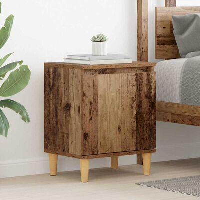 vidaXL Nachttisch Altholz 40 x 30 x 50 cm Holzwerkstoff - Braun vidaXL Nachttisch Altholz 40 x 30 x 50 cm Holzwerkstoff - Braun