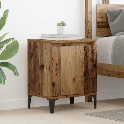 vidaXL Nachttisch Altholz 40 x 30 x 50 cm Holzwerkstoff - Braun vidaXL Nachttisch Altholz 40 x 30 x 50 cm Holzwerkstoff - Braun