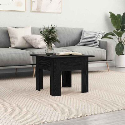 vidaXL Couchtisch Schwarz Eichen-Optik 55 x 55 x 42 cm Holzwerkstoff - Schwarz vidaXL Couchtisch Schwarz Eichen-Optik 55 x 55 x 42 cm Holzwerkstoff - Schwarz