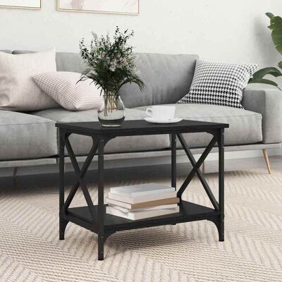 vidaXL Beistelltisch Schwarz Eichen-Optik 55 x 38 x 45 cm - Schwarz vidaXL Beistelltisch Schwarz Eichen-Optik 55 x 38 x 45 cm - Schwarz