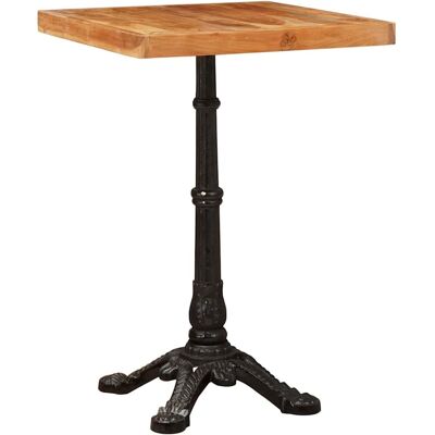 vidaXL Bistrotisch Braun 50 x 50 x 76 cm Massivholz Akazie - Braun vidaXL Bistrotisch Braun 50 x 50 x 76 cm Massivholz Akazie - Braun