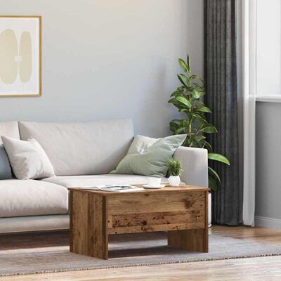 vidaXL Couchtisch Altholz 102 x 50,5 x 46,5 cm Holzwerkstoff - Braun vidaXL Couchtisch Altholz 102 x 50,5 x 46,5 cm Holzwerkstoff - Braun