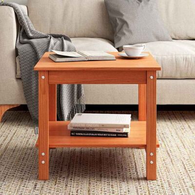 vidaXL Couchtisch Wachsbraun 50 x 50 x 45 cm Massivholz Kiefer - Braun vidaXL Couchtisch Wachsbraun 50 x 50 x 45 cm Massivholz Kiefer - Braun