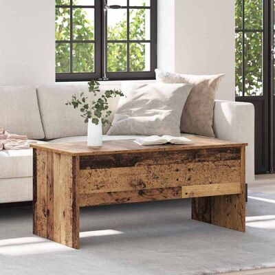 vidaXL Couchtisch Altholz 102 x 50,5 x 46,5 cm Holzwerkstoff - Braun vidaXL Couchtisch Altholz 102 x 50,5 x 46,5 cm Holzwerkstoff - Braun