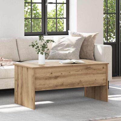 vidaXL Couchtisch Artisan-Eiche 102 x 50,5 x 46,5 cm Holzwerkstoff - Beige vidaXL Couchtisch Artisan-Eiche 102 x 50,5 x 46,5 cm Holzwerkstoff - Beige