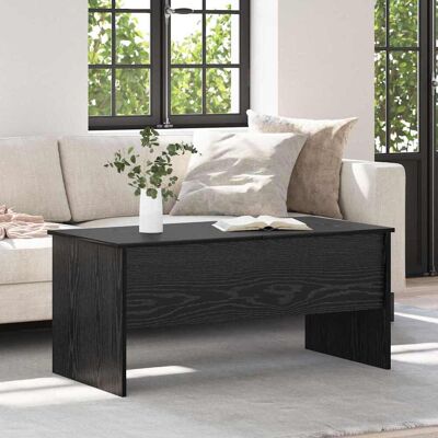vidaXL Couchtisch Schwarz Eichen-Optik 102 x 50,5 x 46,5 cm - Schwarz vidaXL Couchtisch Schwarz Eichen-Optik 102 x 50,5 x 46,5 cm - Schwarz
