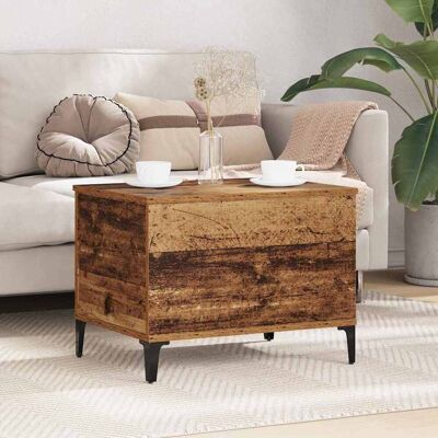 vidaXL Couchtisch Altholz 60 x 44,5 x 45 cm Holzwerkstoff - Braun vidaXL Couchtisch Altholz 60 x 44,5 x 45 cm Holzwerkstoff - Braun