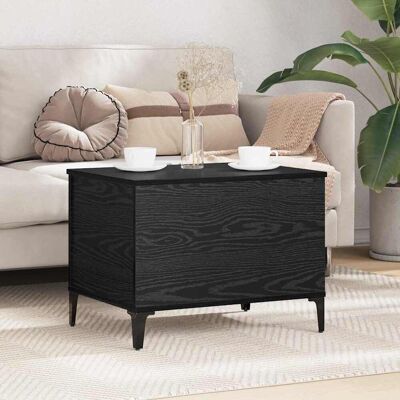 vidaXL Couchtisch Schwarz Eichen-Optik 60 x 44,5 x 45 cm Holzwerkstoff - Schwarz vidaXL Couchtisch Schwarz Eichen-Optik 60 x 44,5 x 45 cm Holzwerkstoff - Schwarz