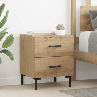 vidaXL Nachttisch Artisan-Eiche 40 x 35 x 47,5 cm Holzwerkstoff - Braun vidaXL Nachttisch Artisan-Eiche 40 x 35 x 47,5 cm Holzwerkstoff - Braun