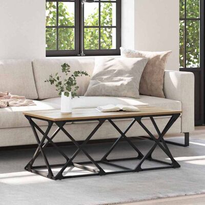 vidaXL Couchtisch Artisan-Eiche 100 x 49 x 40 cm Holzwerkstoff - Braun vidaXL Couchtisch Artisan-Eiche 100 x 49 x 40 cm Holzwerkstoff - Braun