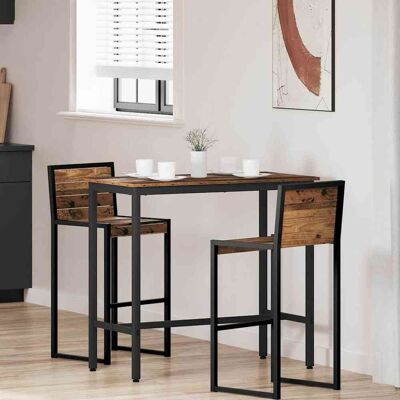 vidaXL Tisch Altholz 100 x 50 x 90,5 cm Ingenieure Holz und Stahl - Braun vidaXL Tisch Altholz 100 x 50 x 90,5 cm Ingenieure Holz und Stahl - Braun