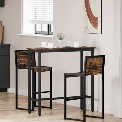vidaXL Tisch Geräucherte Eiche 100 x 40 x 100,5 cm - Braun vidaXL Tisch Geräucherte Eiche 100 x 40 x 100,5 cm - Braun
