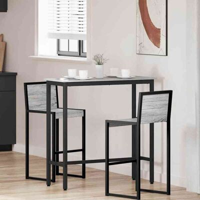 vidaXL Tisch Graues Sonoma 100 x 40 x 100,5 cm - Grau vidaXL Tisch Graues Sonoma 100 x 40 x 100,5 cm - Grau