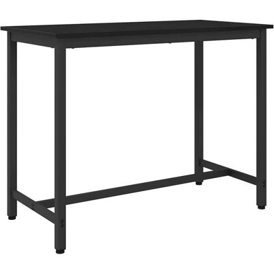 vidaXL Tisch Schwarz Eichen-Optik 100 x 50 x 76,5 cm - Schwarz vidaXL Tisch Schwarz Eichen-Optik 100 x 50 x 76,5 cm - Schwarz