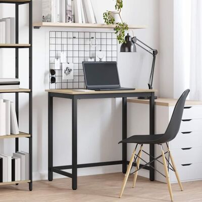 vidaXL Tisch Sonoma-Eiche 100 x 50 x 76,5 cm Ingenieure Holz und Stahl - Braun vidaXL Tisch Sonoma-Eiche 100 x 50 x 76,5 cm Ingenieure Holz und Stahl - Braun