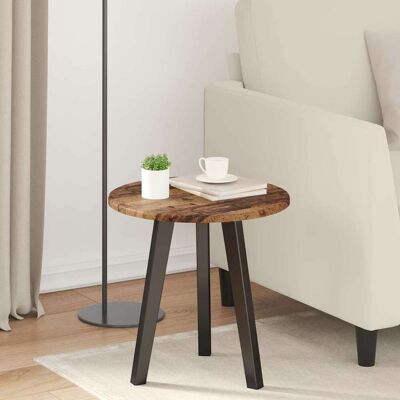 vidaXL Tischplatte Altholz Ø 40 x 1,5 cm Holzwerkstoff - Braun vidaXL Tischplatte Altholz Ø 40 x 1,5 cm Holzwerkstoff - Braun