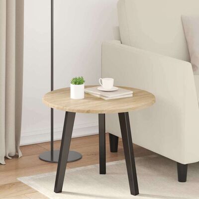 vidaXL Tischplatte Sonoma-Eiche Ø 50 x 1,5 cm Holzwerkstoff - Braun vidaXL Tischplatte Sonoma-Eiche Ø 50 x 1,5 cm Holzwerkstoff - Braun