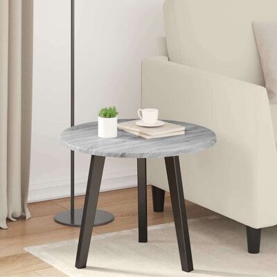 vidaXL Tischplatte Grau Sonoma Ø 50 x 1,5 cm Holzwerkstoff - Grau vidaXL Tischplatte Grau Sonoma Ø 50 x 1,5 cm Holzwerkstoff - Grau