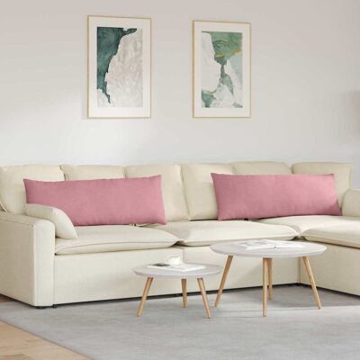 vidaXL Sofakissen 2 pcs Rosa 120 x 40 cm Cordstoff - Rosa vidaXL Sofakissen 2 pcs Rosa 120 x 40 cm Cordstoff - Rosa
