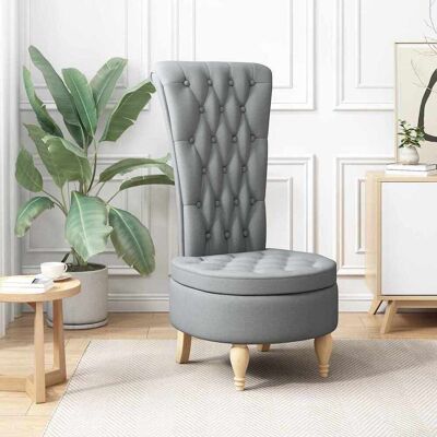 vidaXL Schlafsessel Hellgrau 56,5 x 70 x 110 cm Stoff - Grau vidaXL Schlafsessel Hellgrau 56,5 x 70 x 110 cm Stoff - Grau