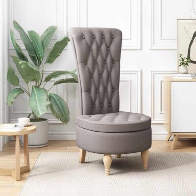 vidaXL Schlafsessel Taupe 56,5 x 70 x 110 cm Stoff - Taupe vidaXL Schlafsessel Taupe 56,5 x 70 x 110 cm Stoff - Taupe