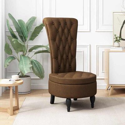 vidaXL Schlafsessel Braun 56,5 x 70 x 110 cm Kunstwildleder - Braun vidaXL Schlafsessel Braun 56,5 x 70 x 110 cm Kunstwildleder - Braun