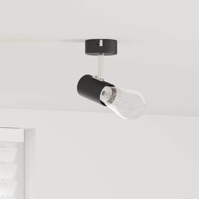 vidaXL Deckenstrahler mit Strahlern Schwarz 6,5 x 6 x 11,5 cm Metall - Schwarz vidaXL Deckenstrahler mit Strahlern Schwarz 6,5 x 6 x 11,5 cm Metall - Schwarz