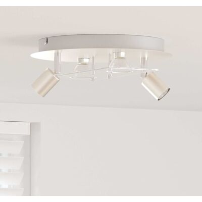 vidaXL Deckenstrahler Nickel 29 x 29 x 11 cm Stahl und Glas - Nickel vidaXL Deckenstrahler Nickel 29 x 29 x 11 cm Stahl und Glas - Nickel