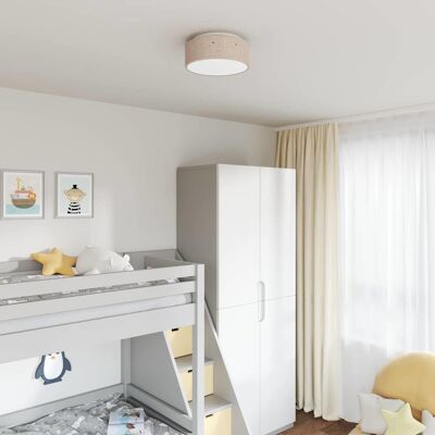 vidaXL Taupe Deckenlampe - Modern Flush-Mount vidaXL Taupe Deckenlampe - Modern Flush-Mount