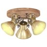 vidaXL Deckenlampe Industriestil 25 W Messing 42x27 cm E27 - Mehrfarbig