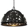 vidaXL Deckenlampe Industriestil Kettenrad-Design 45 cm E27 - Schwarz