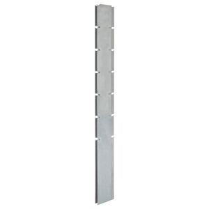 vidaXL Pfosten für Gabionenzaun Silbern 180 cm Verzinkter Stahl - Silber