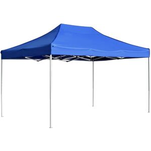 vidaXL Profi-Partyzelt Faltbar Aluminium 4,5x3 m Blau - Blau