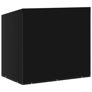 vidaXL Hollywoodschaukel-Schutzhülle 10 Ösen 255x145x170 cm - Schwarz