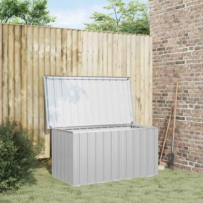 vidaXL Gartenbox Grau 129x67x65 cm - Grau vidaXL Gartenbox Grau 129x67x65 cm - Grau