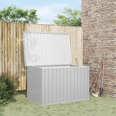 vidaXL Gartenbox Grau 149x99x93 cm - Grau vidaXL Gartenbox Grau 149x99x93 cm - Grau