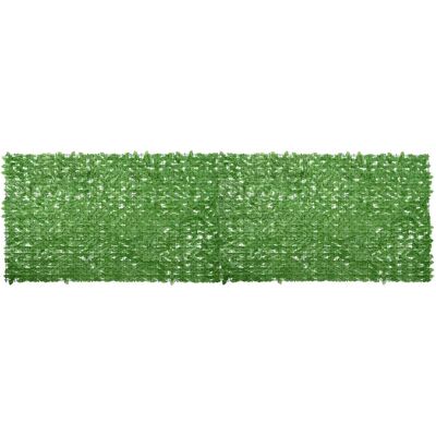 vidaXL Balkon-Sichtschutz mit Grünen Blättern 500x150 cm - Grün vidaXL Balkon-Sichtschutz mit Grünen Blättern 500x150 cm - Grün