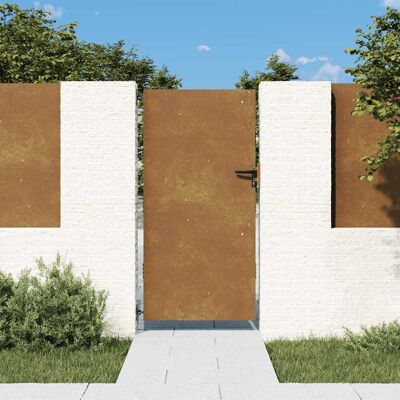 vidaXL Gartentor 85x200 cm Cortenstahl - Braun vidaXL Gartentor 85x200 cm Cortenstahl - Braun