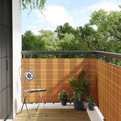 vidaXL Hellbraun 500x90 cm Balkonschirm - Privatsphäre & Gartenzaun vidaXL Hellbraun 500x90 cm Balkonschirm - Privatsphäre & Gartenzaun