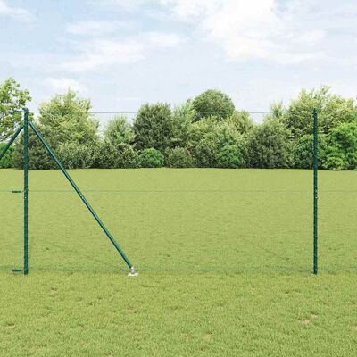 vidaXL Outdoor sechseckiger Zaun mit Pfosten 50 x 1,5 m Grün Netz - Grün vidaXL Outdoor sechseckiger Zaun mit Pfosten 50 x 1,5 m Grün Netz - Grün