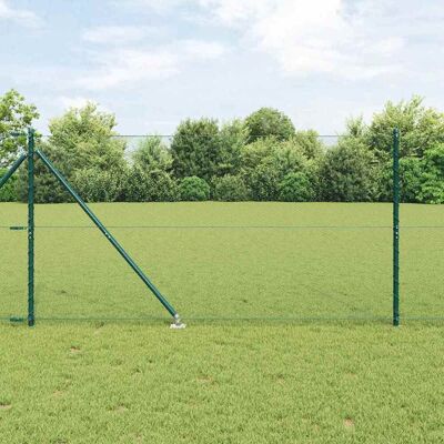 vidaXL Outdoor sechseckiger Zaun mit Pfosten 100 x 1,2 m Grün Netz - Grün vidaXL Outdoor sechseckiger Zaun mit Pfosten 100 x 1,2 m Grün Netz - Grün