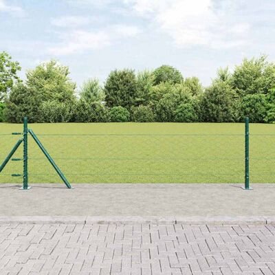 vidaXL Sechseckiger Zaun mit Betonfundament 50 x 0,4 m Grün Netz - Grün vidaXL Sechseckiger Zaun mit Betonfundament 50 x 0,4 m Grün Netz - Grün