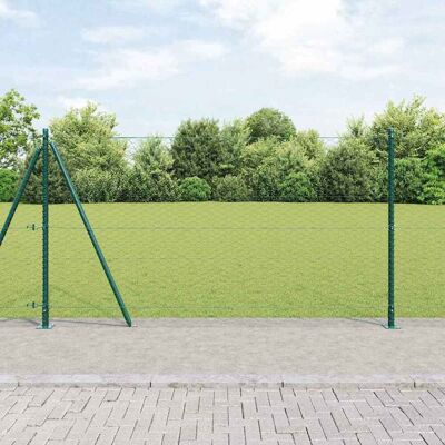 vidaXL Sechseckiger Zaun mit Betonfundament 50 x 1,2 m Grün Netz - Grün vidaXL Sechseckiger Zaun mit Betonfundament 50 x 1,2 m Grün Netz - Grün