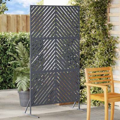 vidaXL Sichtschutz 100 x 50 x 180 cm Stahl Anthrazit - Anthrazit vidaXL Sichtschutz 100 x 50 x 180 cm Stahl Anthrazit - Anthrazit
