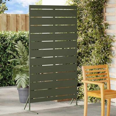 vidaXL Sichtschutz 100 x 50 x 180 cm Stahl Olivgrün - Olivgrün vidaXL Sichtschutz 100 x 50 x 180 cm Stahl Olivgrün - Olivgrün