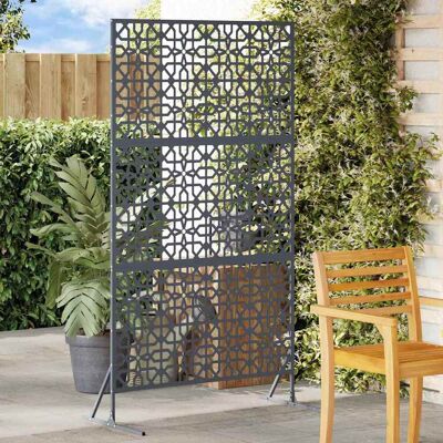 vidaXL Sichtschutz 100 x 50 x 180 cm Stahl Anthrazit - Anthrazit vidaXL Sichtschutz 100 x 50 x 180 cm Stahl Anthrazit - Anthrazit
